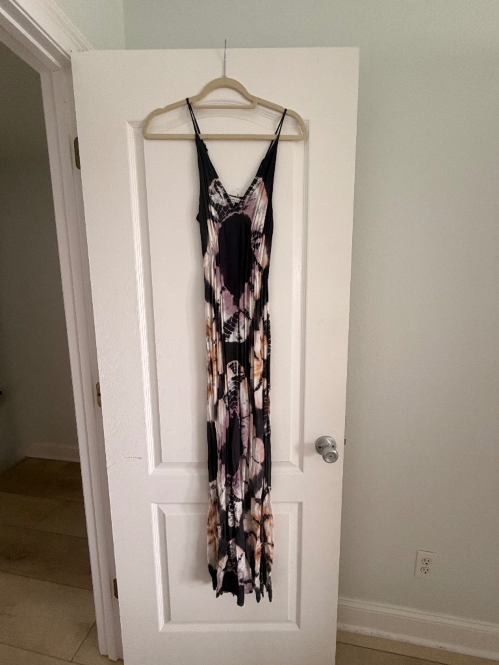 Young Fabulous & Broke Long tie dye dress XS